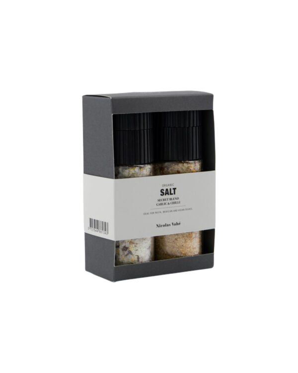 Geschenkset Secret Blend & Chili-Knoblauch Salz