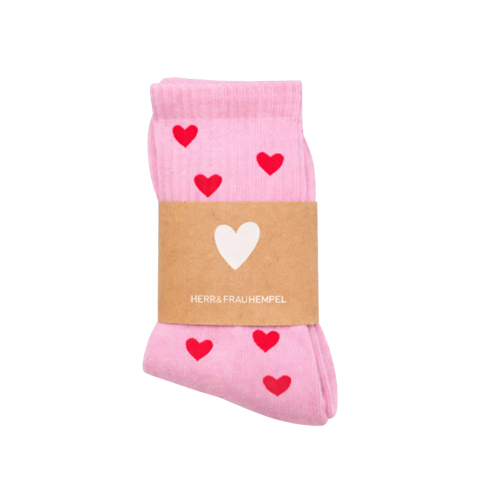 Socken rosa HERZ