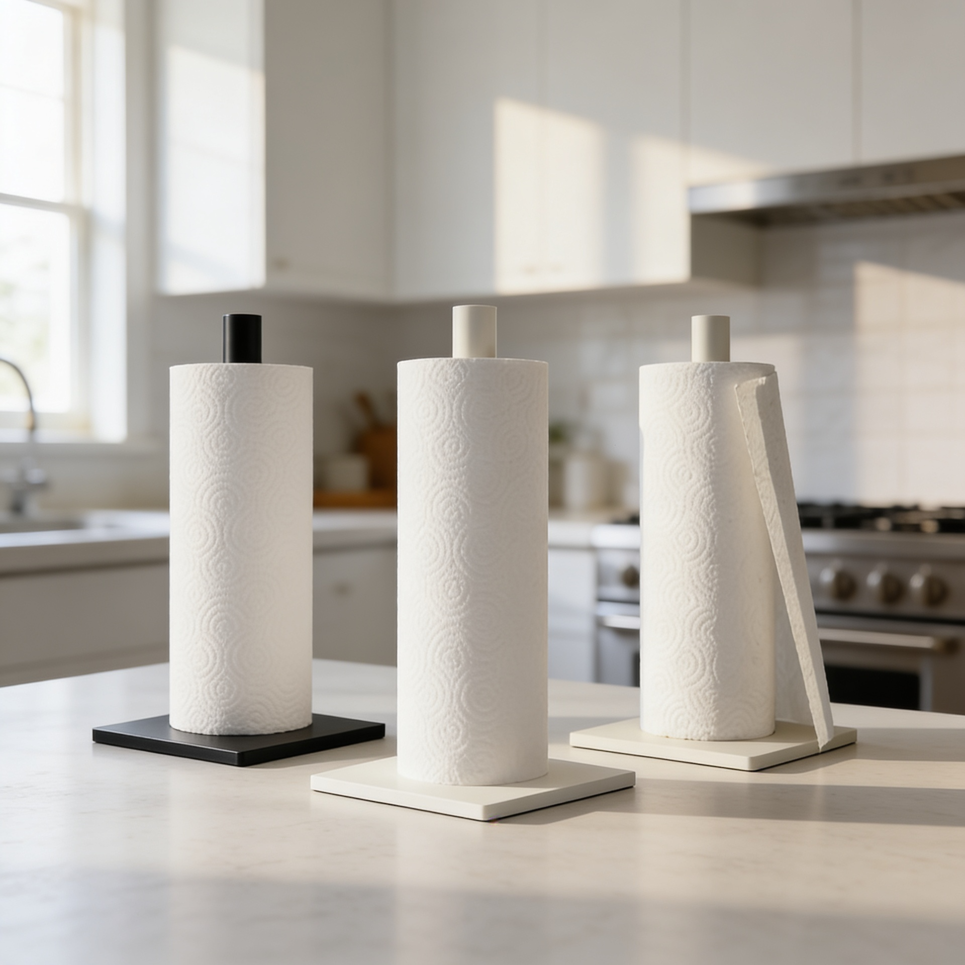 Eckiger Küchenrollenhalter ANDERS