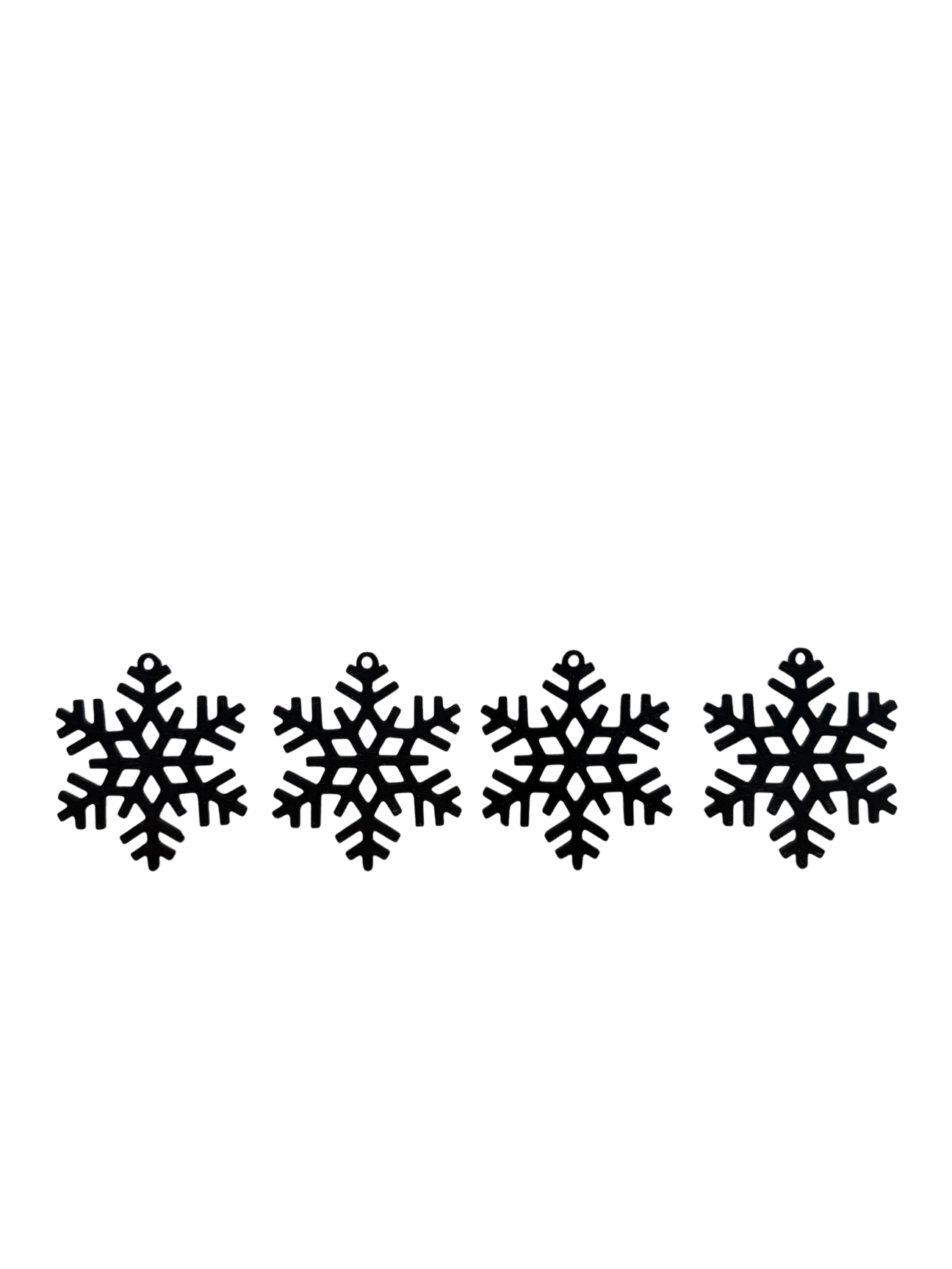 Dekoanhänger PRINTMAS 4er-Set