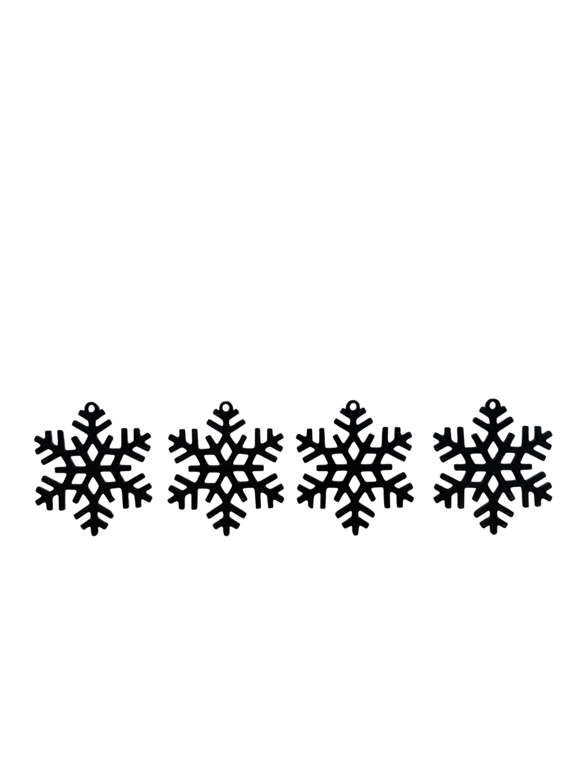 Dekoanhänger PRINTMAS 4er-Set