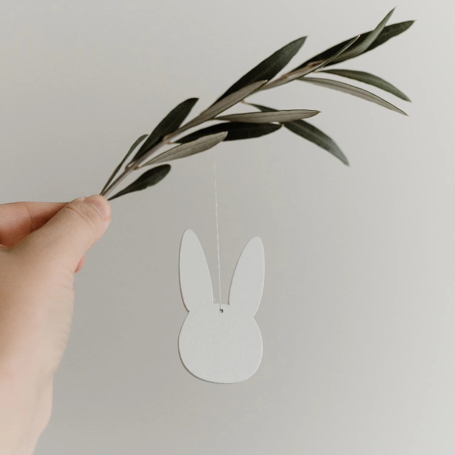 Holzanhänger HASE 8er Set