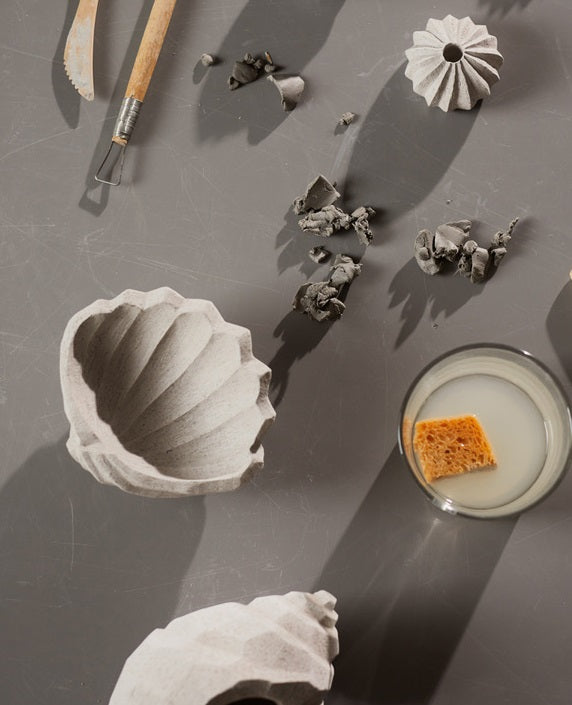 Skulptur und Schale THE CLAM SHELL